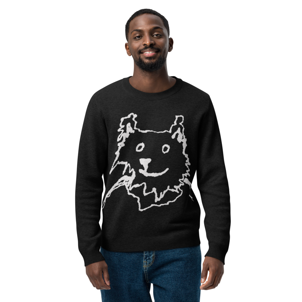 Zeus_Wolf_v1 - Knitted crew sweater